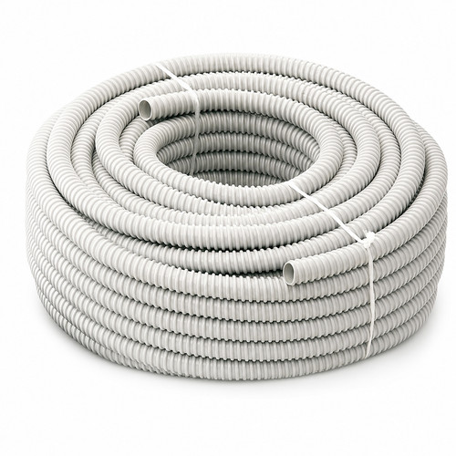 Guaina spiralata bianca pvc - bianca,